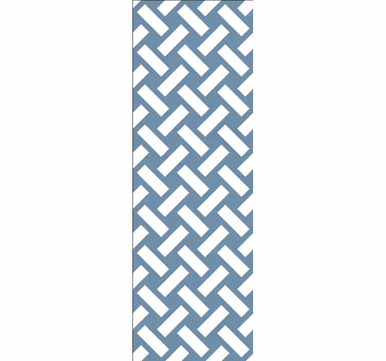 Fehér téglalapok Tapéta Geometriai - TenStickers
