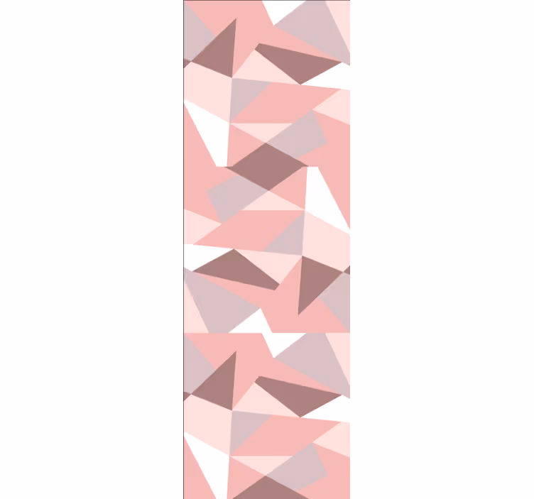 Texturált rózsaszín minták Tapéta Geometriai - TenStickers