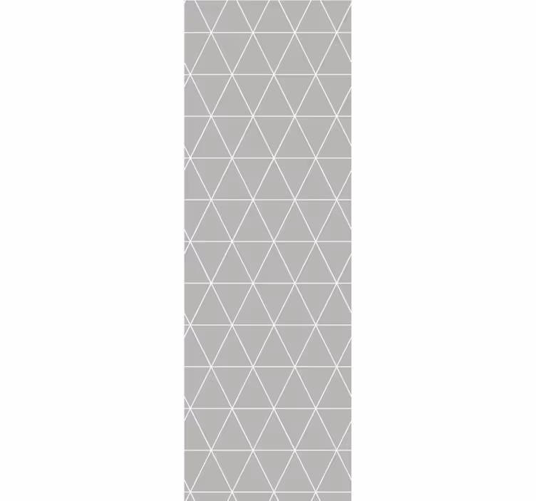 Elegáns szürke háromszögek tapéta geometriai - TenStickers