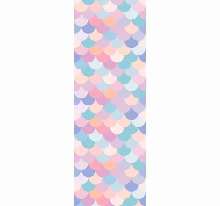 Lágy tónusú pikkelyek Állatok tapéta - TenStickers