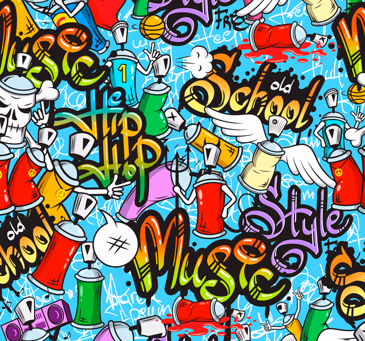 éber szem art tapéta - TenStickers
