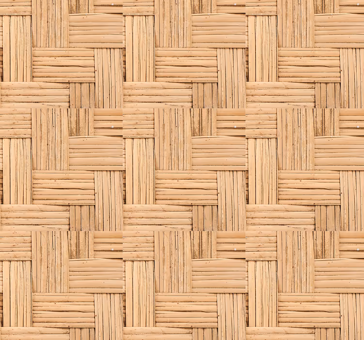 Szőtt természetes minta Egyedi textúra tapéta - TenStickers