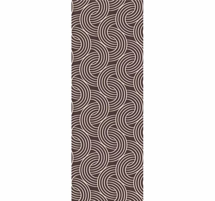 Spirális vonal minta Tapéta Geometriai - TenStickers
