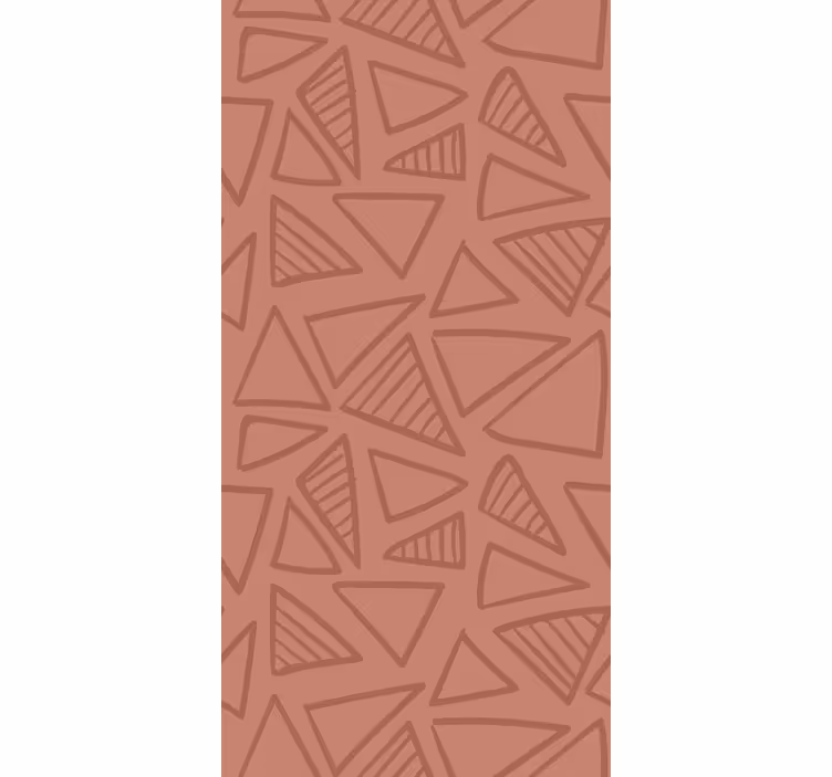 Absztrakt piros minta Tapéta Geometriai - TenStickers