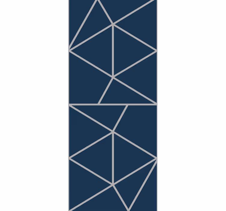 "metro prizma" geometriai háromszögek tapéta - TenStickers