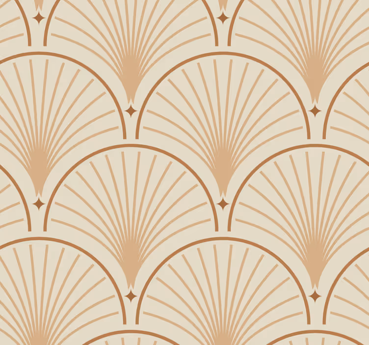 Art deco minta Tapéta klasszikus - TenStickers