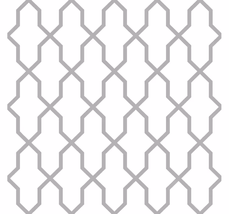 Szürke harmónia Geometrikus tapéta - TenStickers