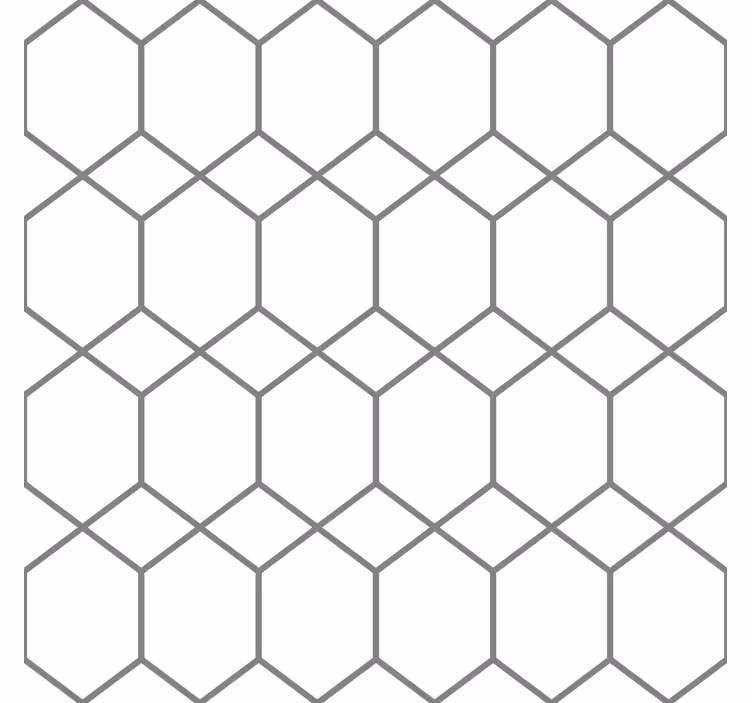 átlapolt minta Geometrikus tapéta - TenStickers