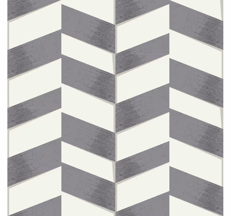 Szürke chevron Geometrikus tapéta - TenStickers