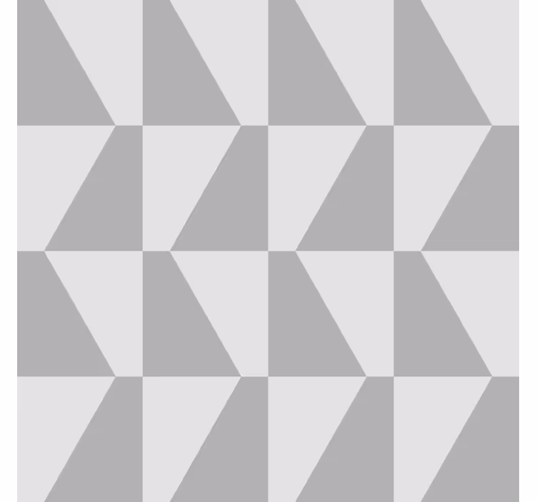 Szürke trapéz Geometrikus tapéta - TenStickers