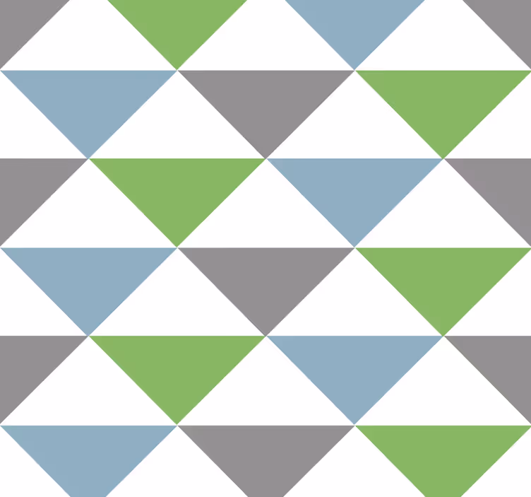 Színes pasztell háromszögek Irodai falmatrica - TenStickers