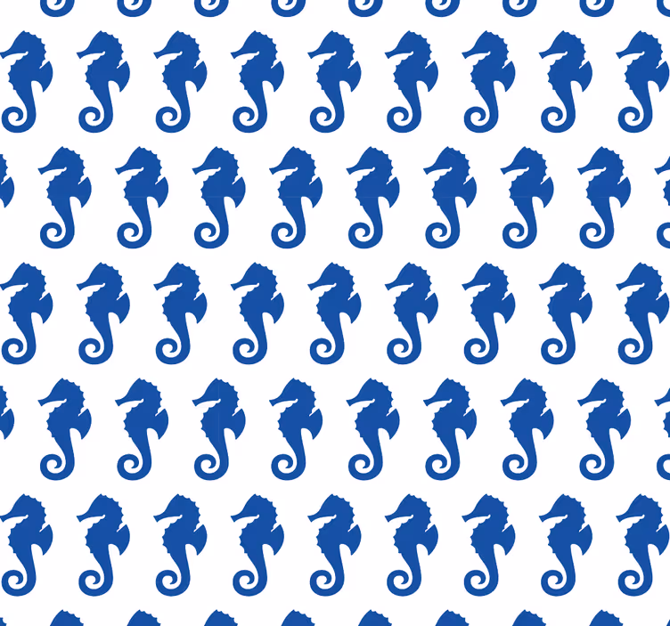 Csikóhal minta Allati tapéta - TenStickers