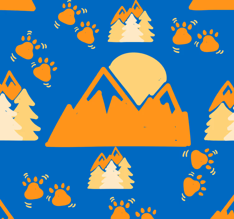 Hegyi medve kaland Babaszoba tapéta - TenStickers