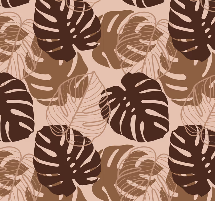 Monstera motívum Tapéta levelek - TenStickers