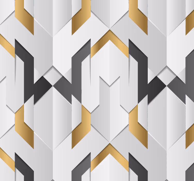 Geometrikus cikk-cakk minta Tapéta Geometriai - TenStickers