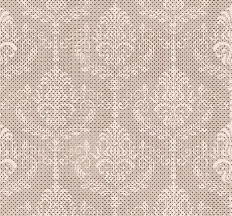 Elegáns damaszt Barokk Tapéta - TenStickers