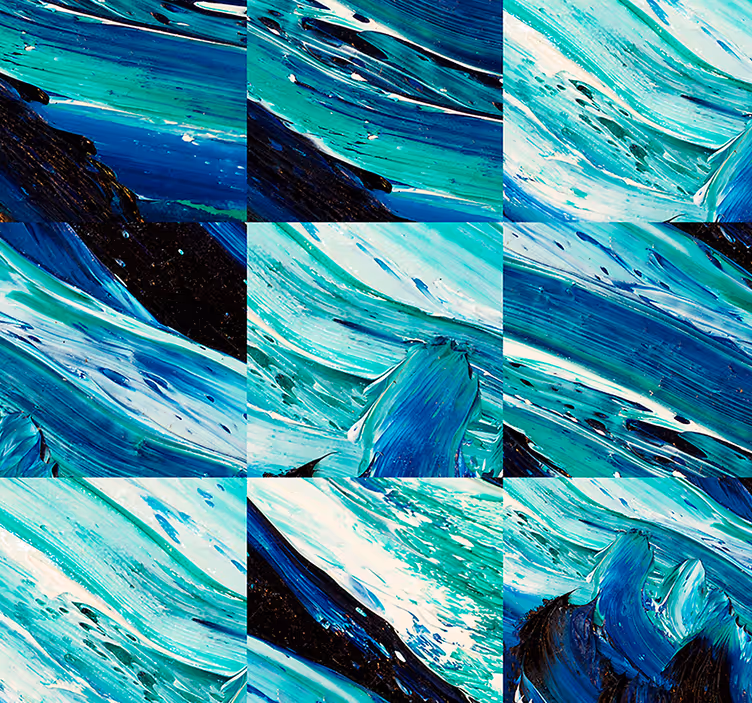Geometriai turbulencia Tapéta absztrakt - TenStickers