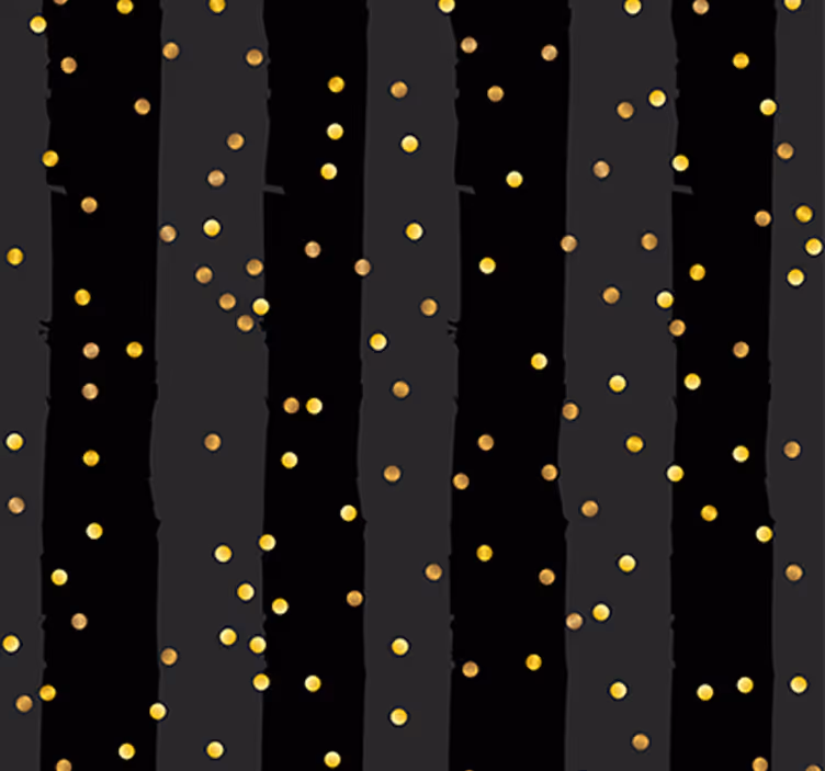 Fekete és arany csíkos tapéta - TenStickers