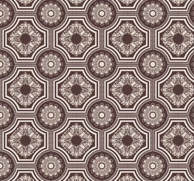 Geometriai csempe hatás Tapéta csempék - TenStickers