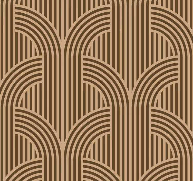 Art deco ív Tapéta Geometriai - TenStickers