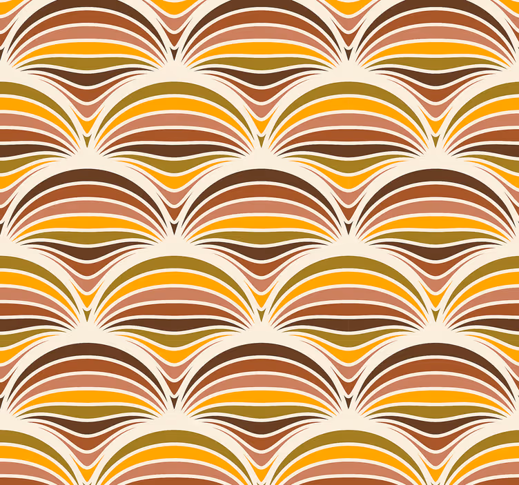 70-es évek vintage tapéta - TenStickers