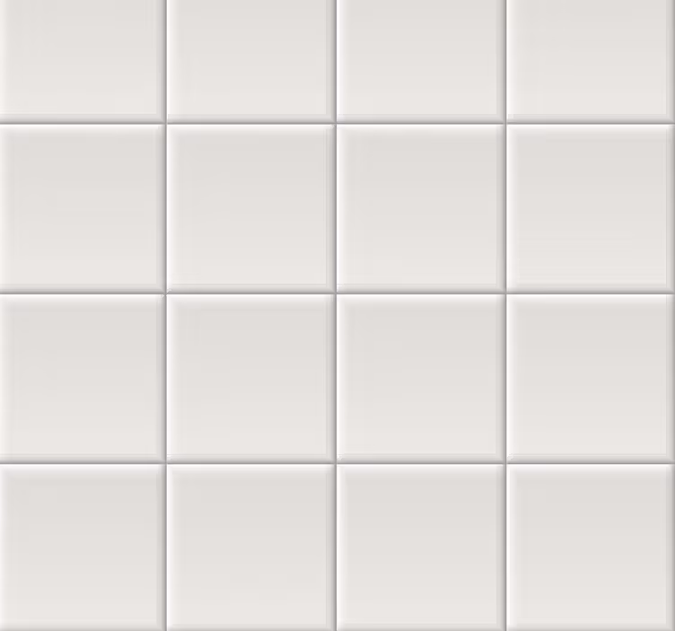 Fehér csempe tapéta - TenStickers