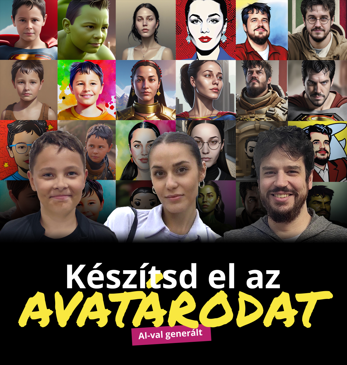 Készítsd el az Avatarodat