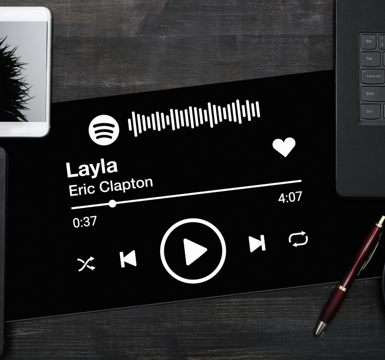Spotify személyre szabott egérszőnyeg - TenStickers