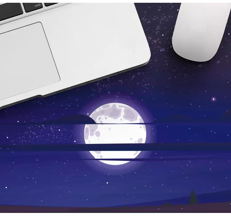 Big moon anime játék egérpad - TenStickers