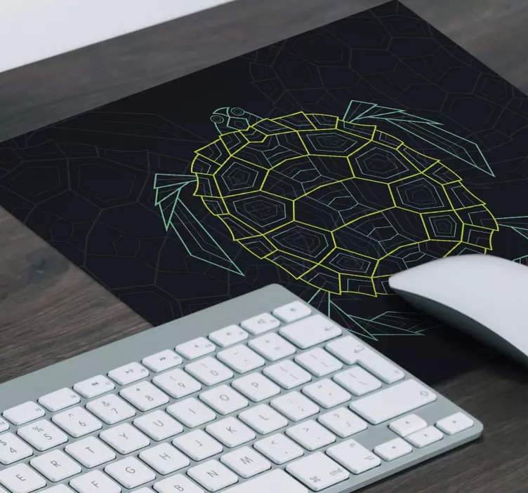 Geometriai teknős minta mouse pad eredeti - TenStickers