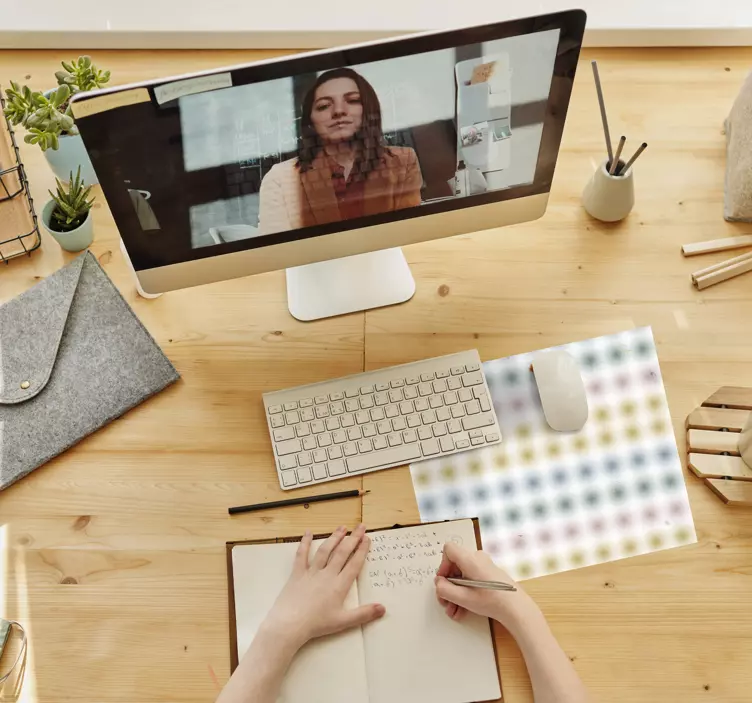 Geometrikus színű pontok mouse pad minták - TenStickers