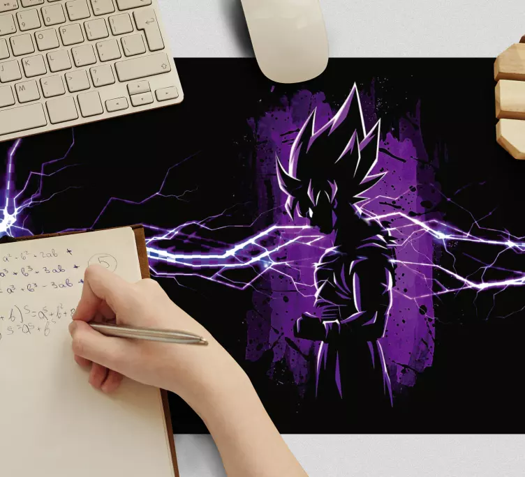 Goku super saiyan anime egérpad - TenStickers