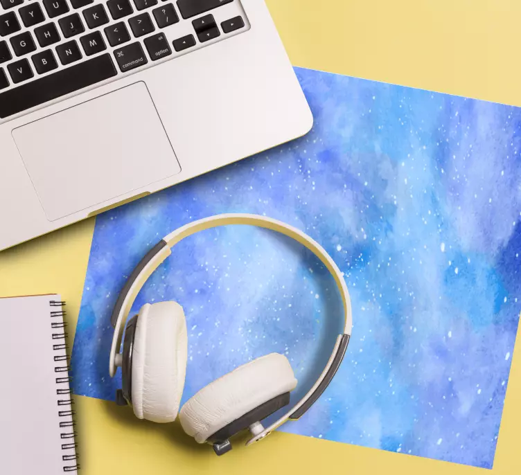 Kék galaxis egérpad minták - TenStickers