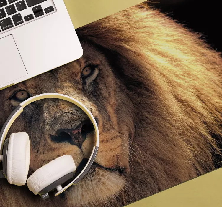 Oroszlán fotó eredeti egérpad - TenStickers