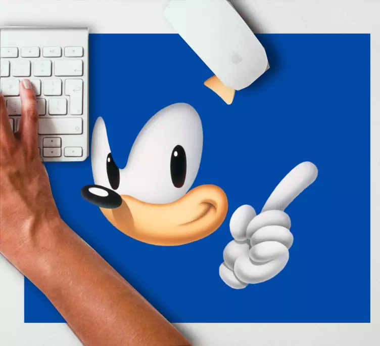 Sonic rajzfilmfigura anime egérpad - TenStickers