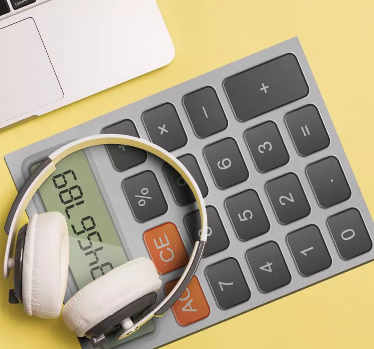 Számológép eredeti egérpad - TenStickers