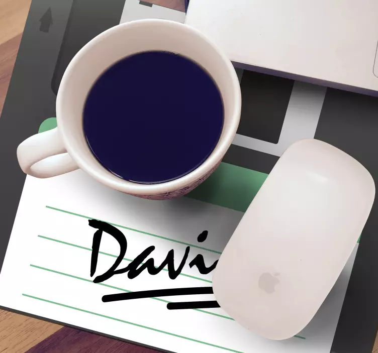 Személyre szabott jegyzettömb egérszőnyeg - TenStickers