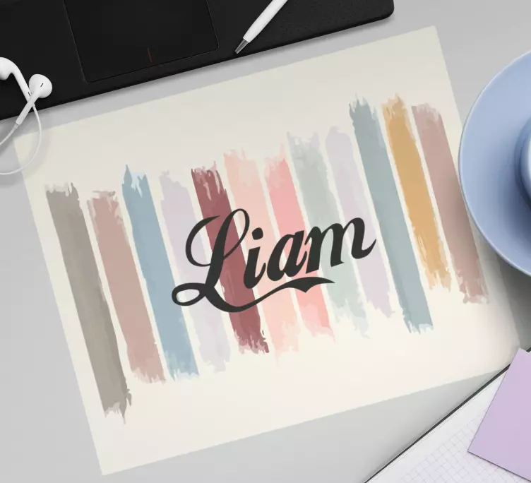 Színes ecsetvonás eredeti egérpad - TenStickers