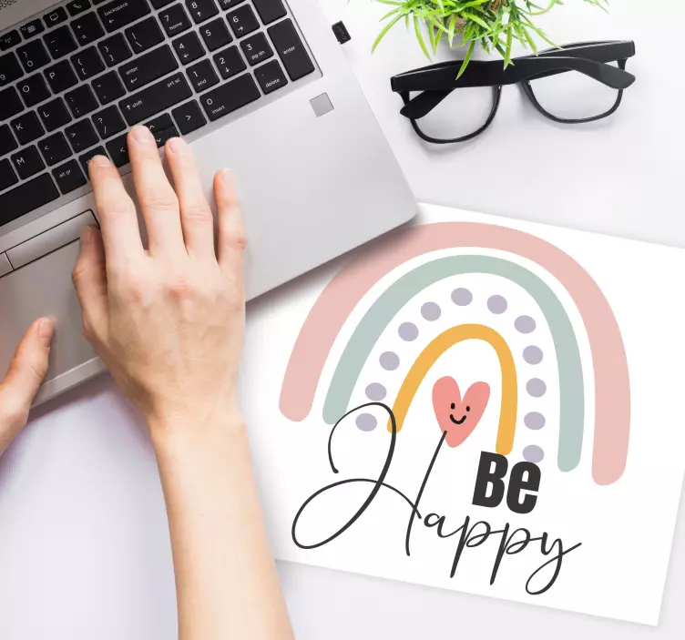 Színes szivárvány üzenet mouse pad eredeti - TenStickers