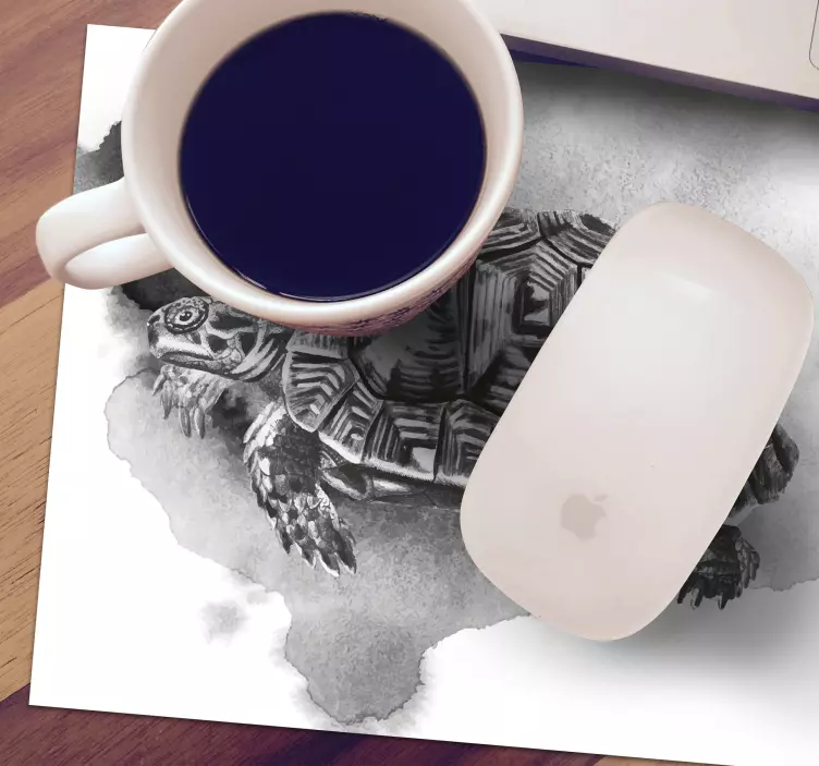 Vintage teknős kép egérpad - TenStickers