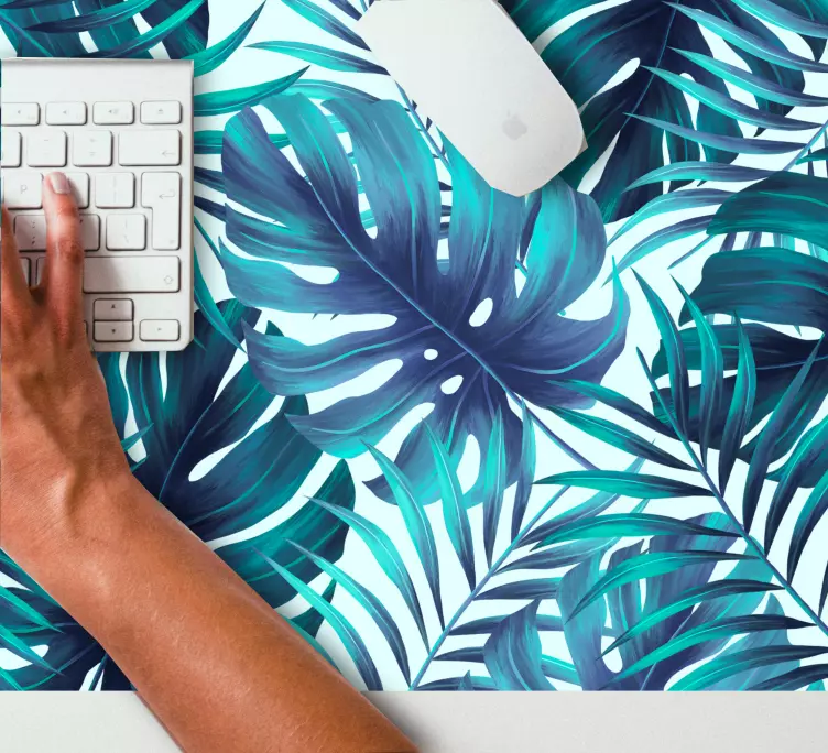 Zöld és fehér árnyalatok több egérpad - TenStickers