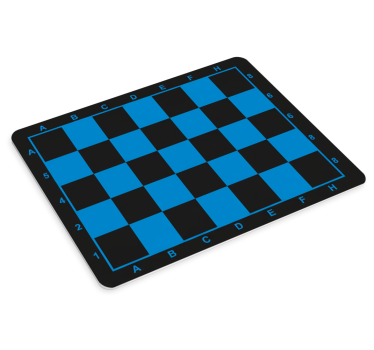 Kék-fekete minimalista sakktábla egérpad - TenStickers