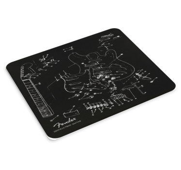 Destruktúrált fender gitár egérpad - TenStickers