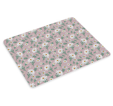 Virágos rózsaszín háttér mouse pad minták - TenStickers