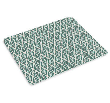 Levélmintás geometrikus egérpad minták - TenStickers