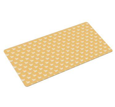Levélmintás virágos egérszőnyeg - TenStickers