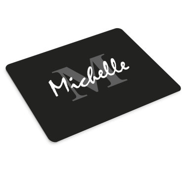 Személyre szabott fekete kezdeti egyedi egerek - TenStickers