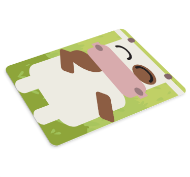 Tehén eredeti vinil egérpad - TenStickers