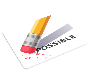 Semmi sem lehetetlen egérpad idézőjelekkel - TenStickers