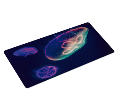 Tarka jellyfishes hal egér szőnyeg - TenStickers